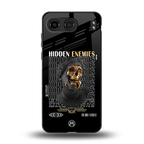 hidden enemies back phone cover | glass case for oneplus nord 4