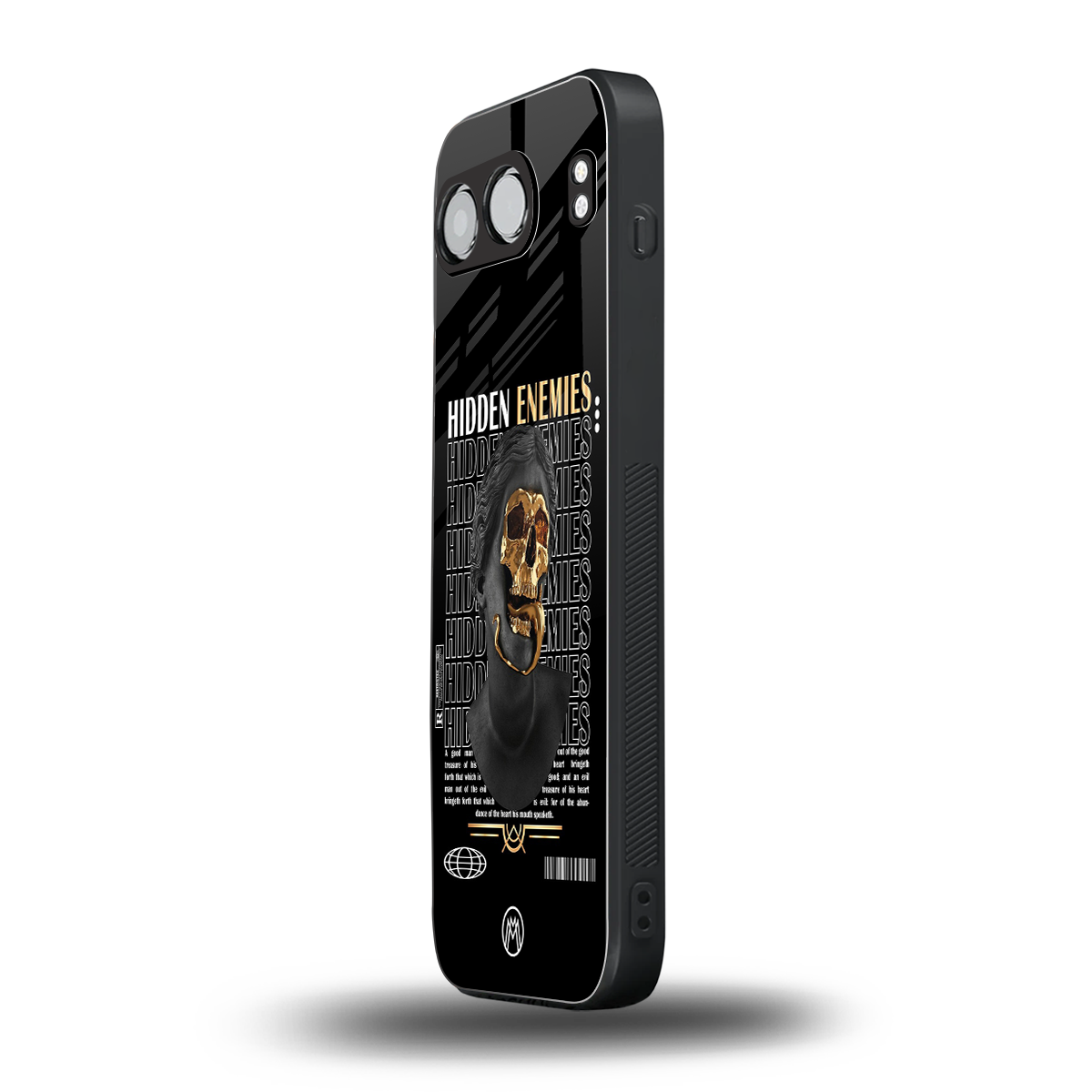 hidden enemies back phone cover | glass case for oneplus nord 4