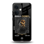 hidden enemies back phone cover | glass case for oneplus nord ce 3