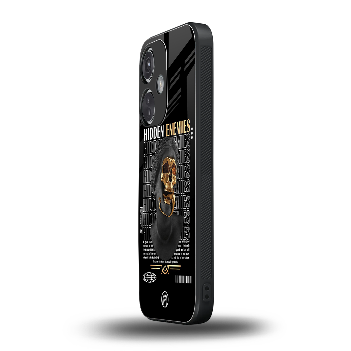 hidden enemies back phone cover | glass case for oneplus nord ce 3