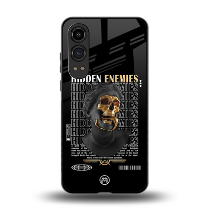 hidden enemies back phone cover | glass case for oneplus nord ce 4 lite