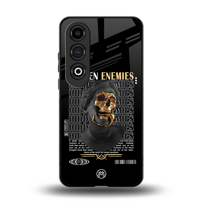 hidden enemies back phone cover | glass case for oneplus nord ce 4