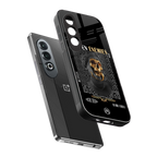 hidden enemies back phone cover | glass case for oneplus nord ce 4