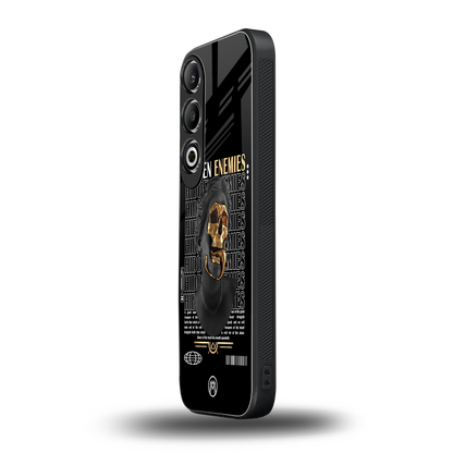 hidden enemies back phone cover | glass case for oneplus nord ce 4