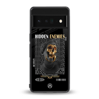hidden enemies back phone cover | glass case for google pixel 6 pro