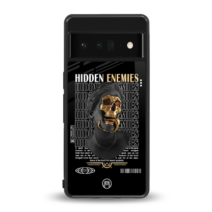 hidden enemies back phone cover | glass case for google pixel 6 pro
