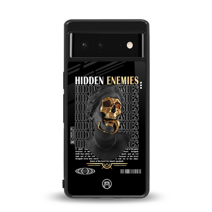 hidden enemies back phone cover | glass case for Google Pixel 6A