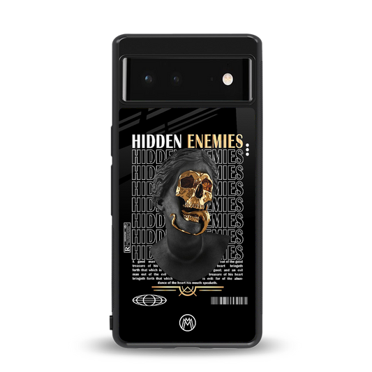 hidden enemies back phone cover | glass case for Google Pixel 6A