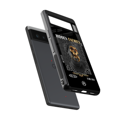 hidden enemies back phone cover | glass case for Google Pixel 6A