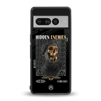 hidden enemies back phone cover | glass case for google pixel 7 pro