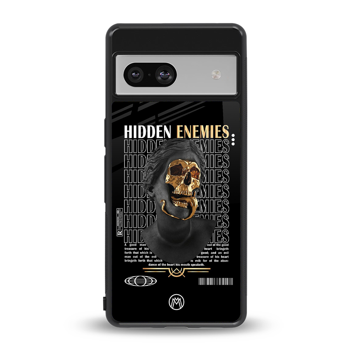 hidden enemies back phone cover | glass case for Google Pixel 7