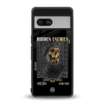 hidden enemies back phone cover | glass case for Google Pixel 7