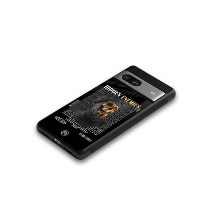 hidden enemies back phone cover | glass case for Google Pixel 7