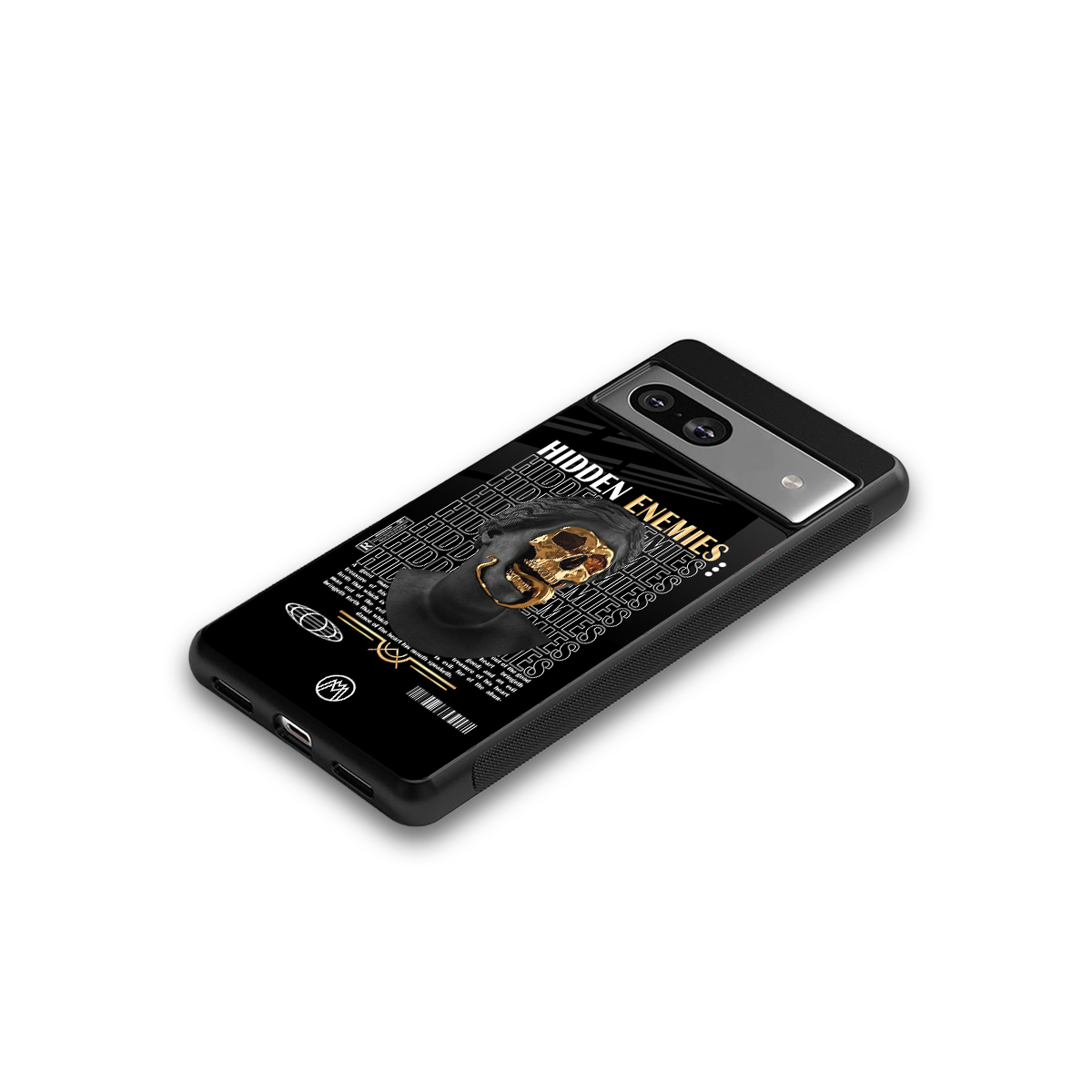hidden enemies back phone cover | glass case for Google Pixel 7A