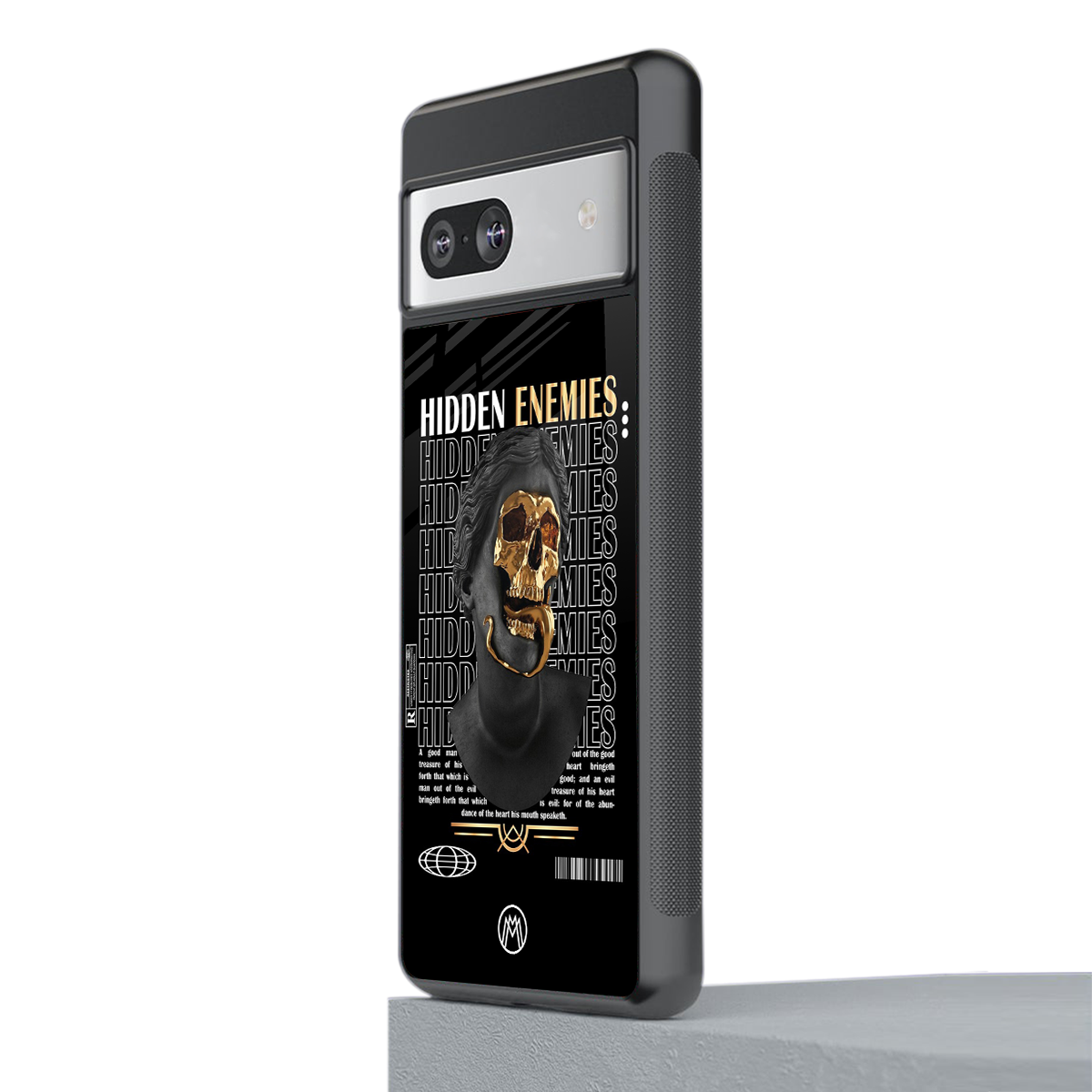 hidden enemies back phone cover | glass case for Google Pixel 7A