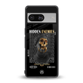 hidden enemies back phone cover | glass case for Google Pixel 8