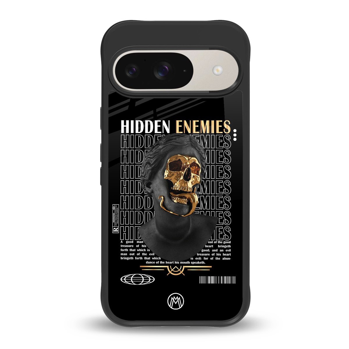 hidden enemies back phone cover | glass case for google pixel 9