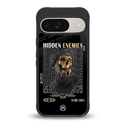 hidden enemies back phone cover | glass case for google pixel 9