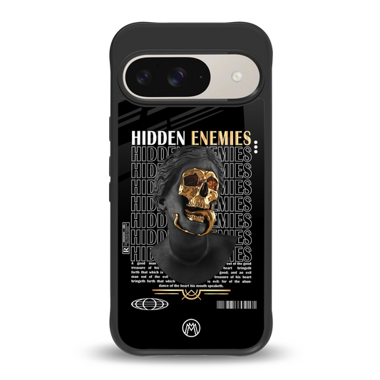 hidden enemies back phone cover | glass case for google pixel 9