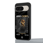 hidden enemies back phone cover | glass case for google pixel 9