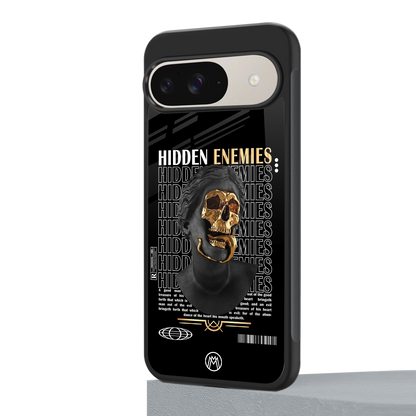 hidden enemies back phone cover | glass case for google pixel 9
