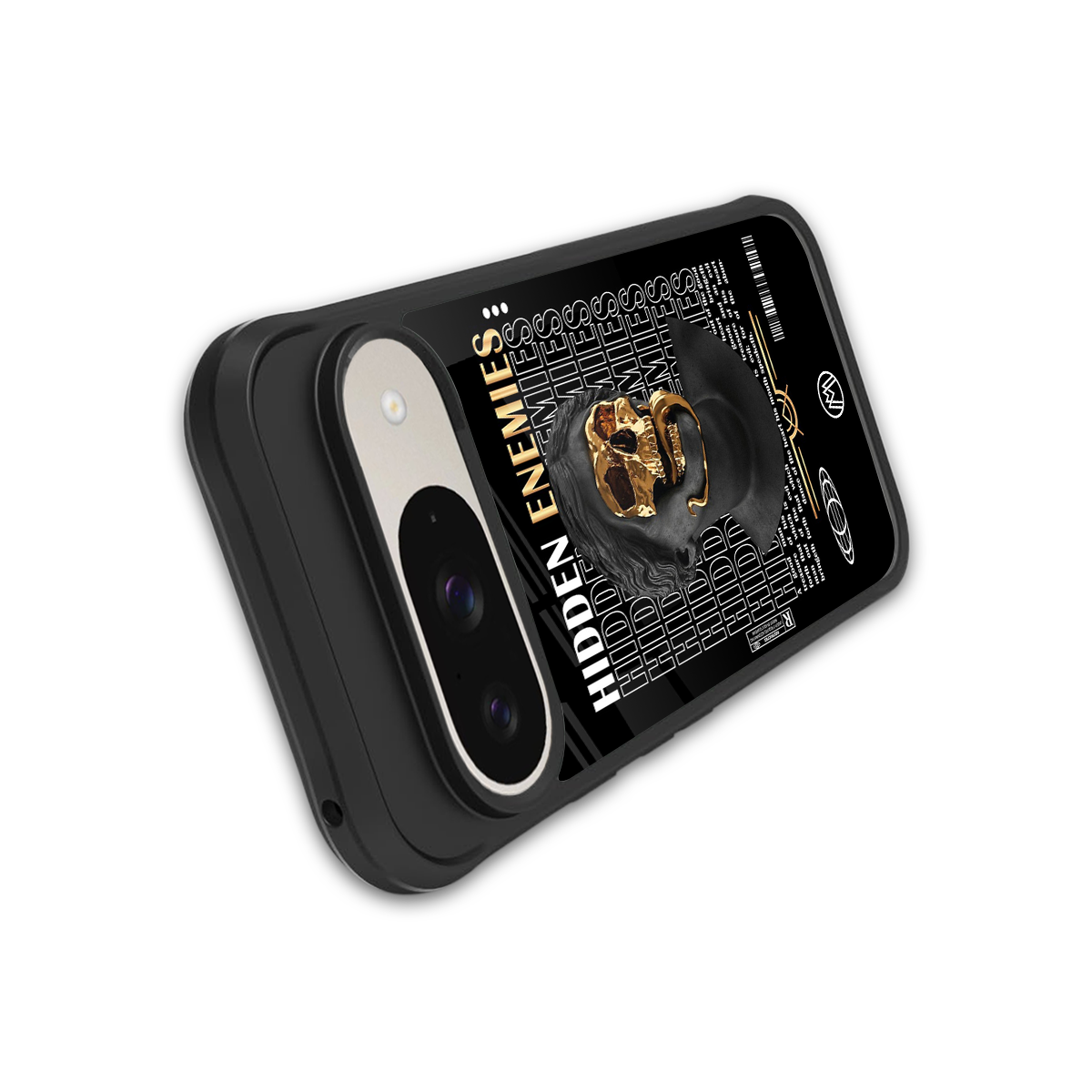 hidden enemies back phone cover | glass case for google pixel 9