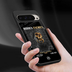 hidden enemies back phone cover | glass case for google pixel 9 pro xl