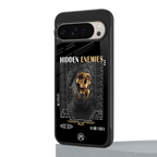 hidden enemies back phone cover | glass case for google pixel 9 pro