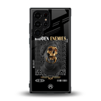 hidden enemies back phone cover | glass case for samsung galaxy s23 ultra