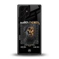 hidden enemies back phone cover | glass case for samsung galaxy s25 ultra