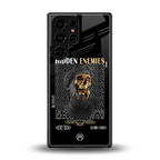 hidden enemies back phone cover | glass case for samsung galaxy s25 ultra