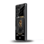 hidden enemies back phone cover | glass case for samsung galaxy s25 ultra