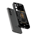hidden enemies back phone cover | glass case for samsung galaxy s25