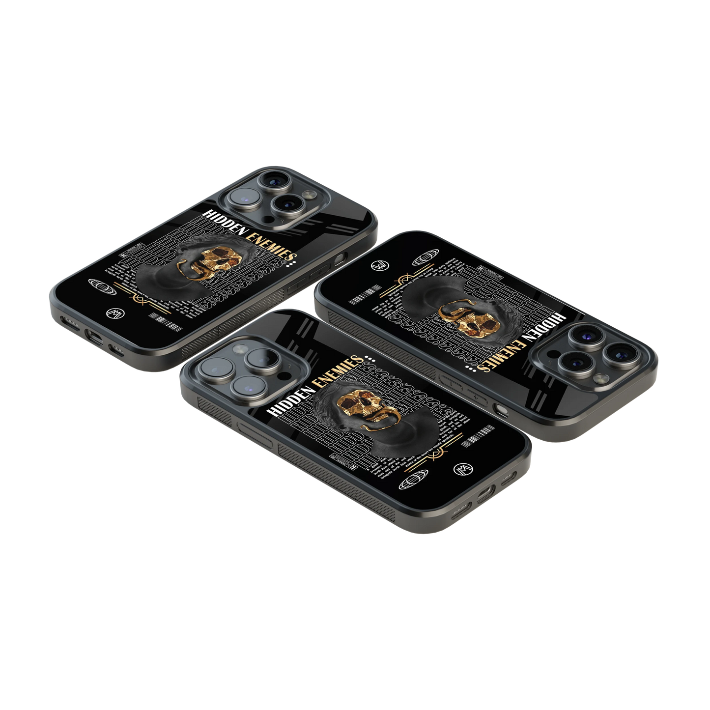 Luxury Glass Back Mobile Cover for iPhone, Samsung Galaxy, OnePlus, Pixel, Redmi & More
