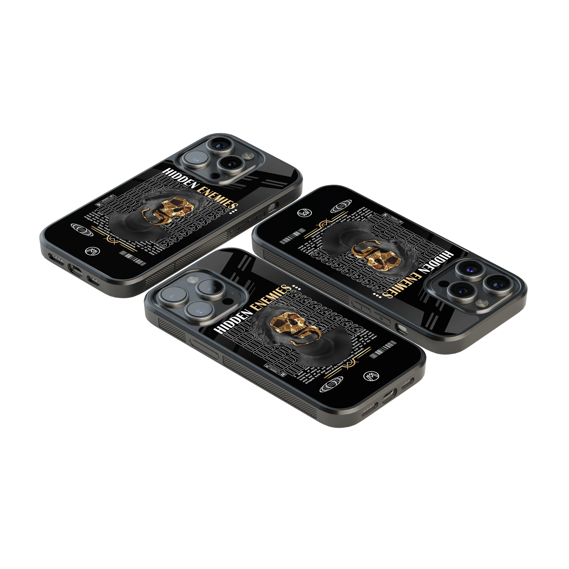 Luxury Glass Back Mobile Cover for iPhone, Samsung Galaxy, OnePlus, Pixel, Redmi & More
