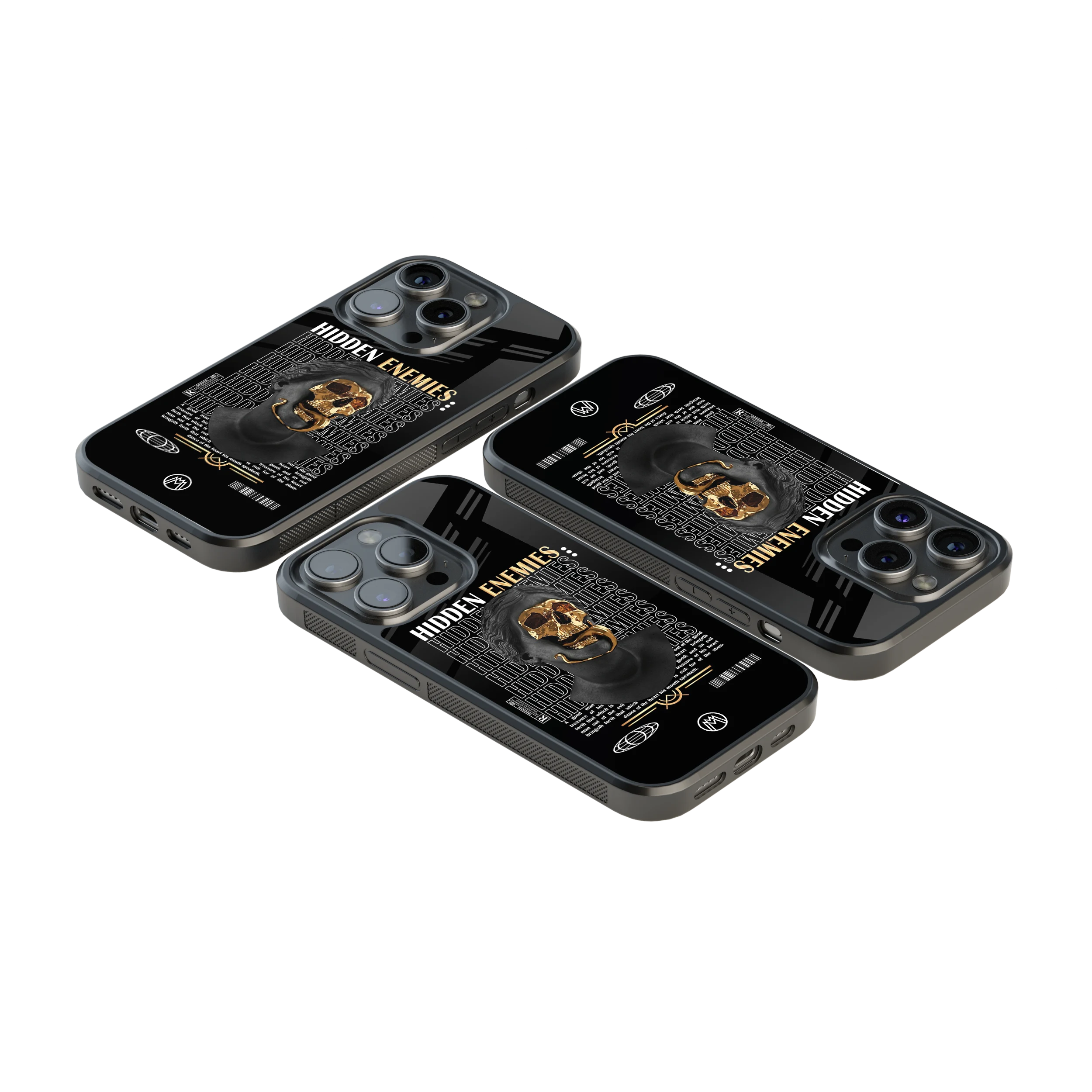 Luxury Glass Back Mobile Cover for iPhone, Samsung Galaxy, OnePlus, Pixel, Redmi & More