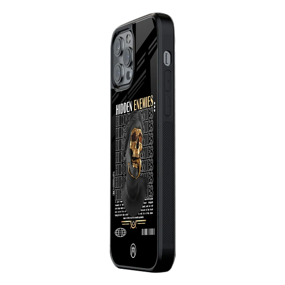 Slim Glass Back Phone Case for Multiple Brands – iPhone, Samsung, Redmi, OnePlus, Oppo, Vivo