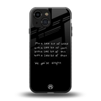high life back phone cover | glass case for iphone 13 mini