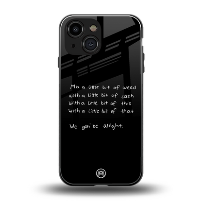 high life back phone cover | glass case for iphone 13 mini