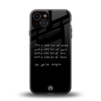 high life back phone cover | glass case for iphone 13
