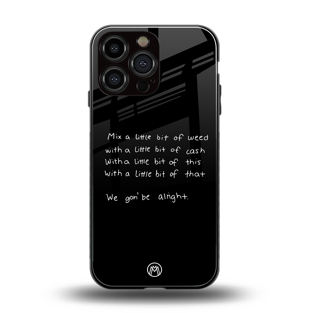 high life back phone cover | glass case for iphone 14 pro max