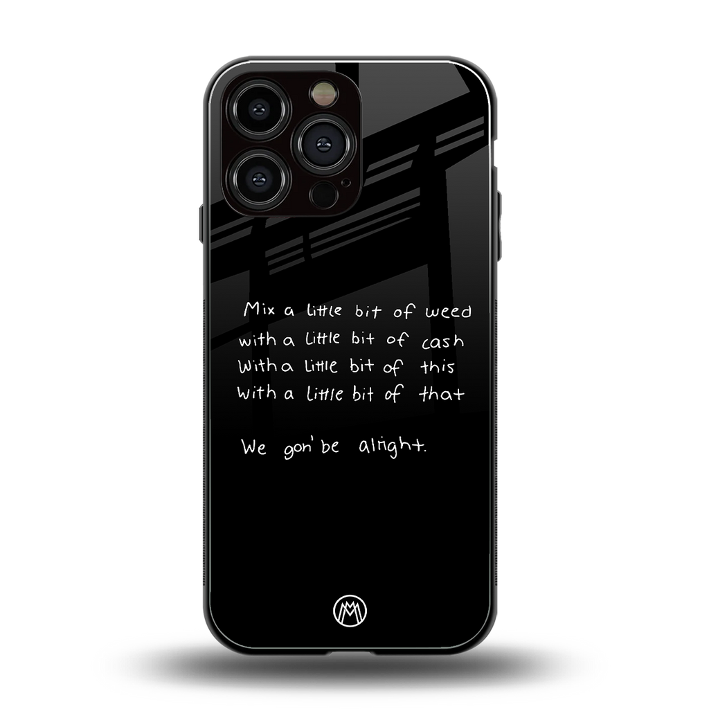 high life back phone cover | glass case for iphone 15 pro max