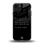 high life back phone cover | glass case for iphone 14