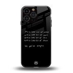 high life back phone cover | glass case for iphone 16 pro max