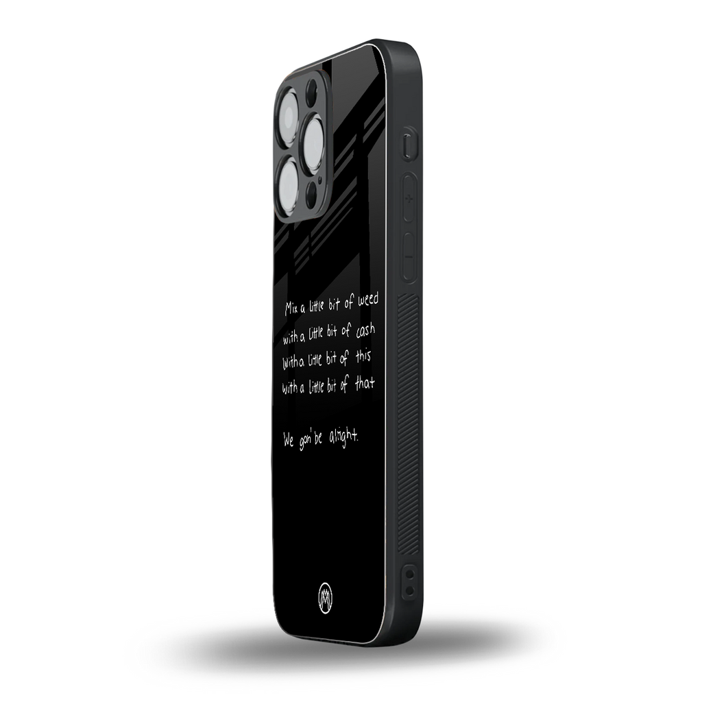 high life back phone cover | glass case for iphone 16 pro max