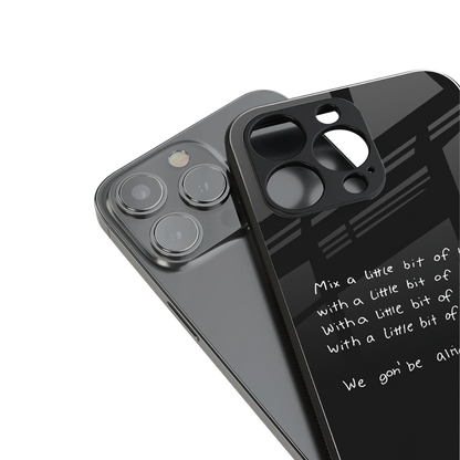 high life back phone cover | glass case for iphone 13 pro max