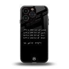 high life back phone cover | glass case for iphone 16 pro