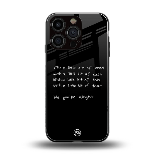 high life back phone cover | glass case for iphone 16 pro