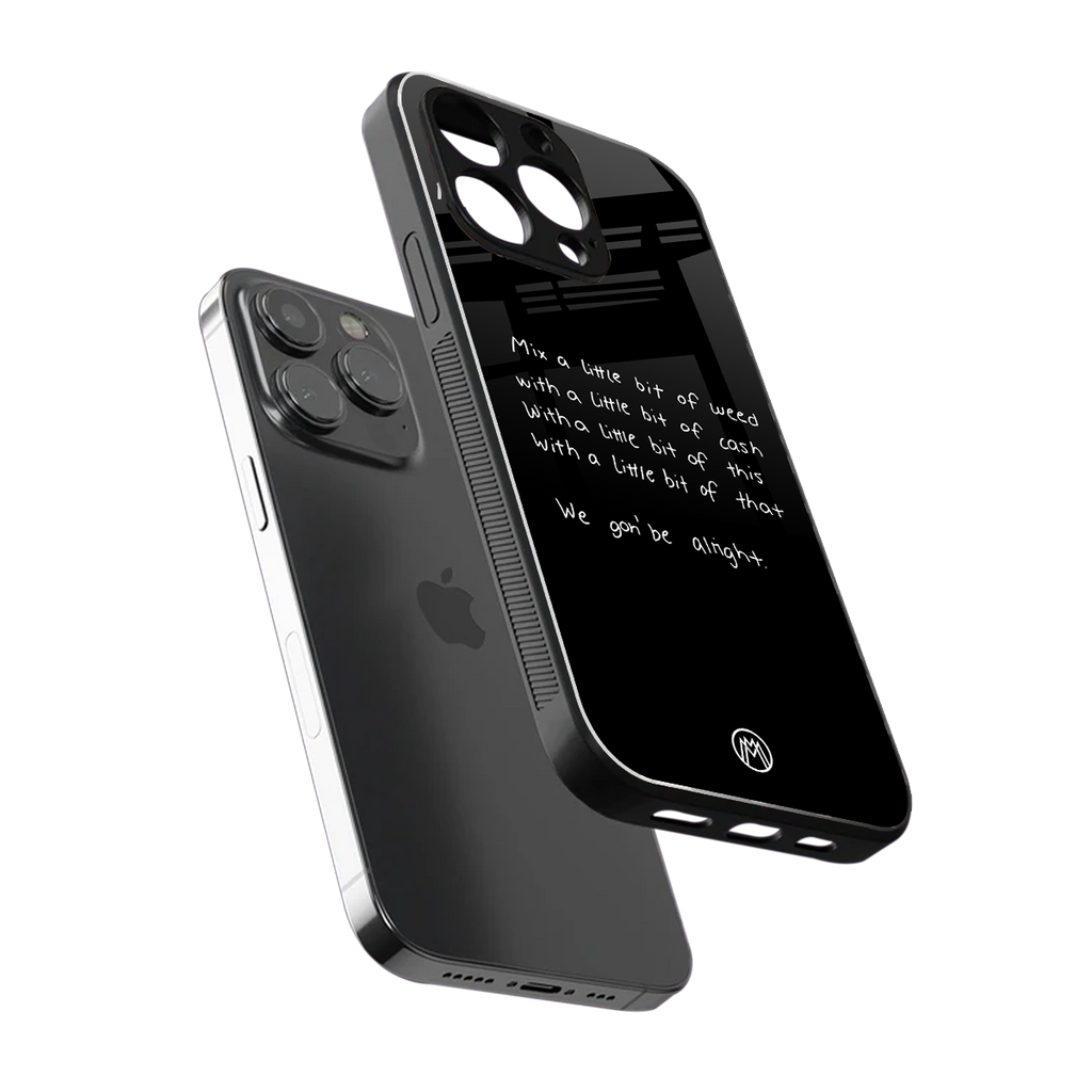 high life back phone cover | glass case for iphone 16 pro