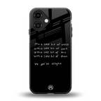 high life back phone cover | glass case for iphone 16